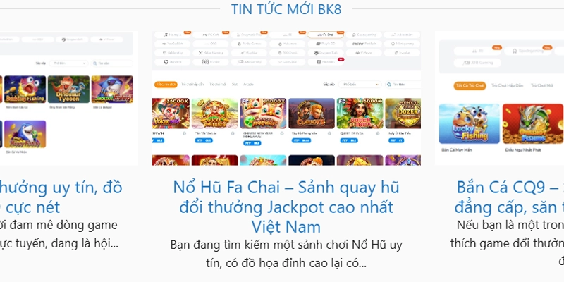 Các tính năng nổi bật chỉ có tại bk8