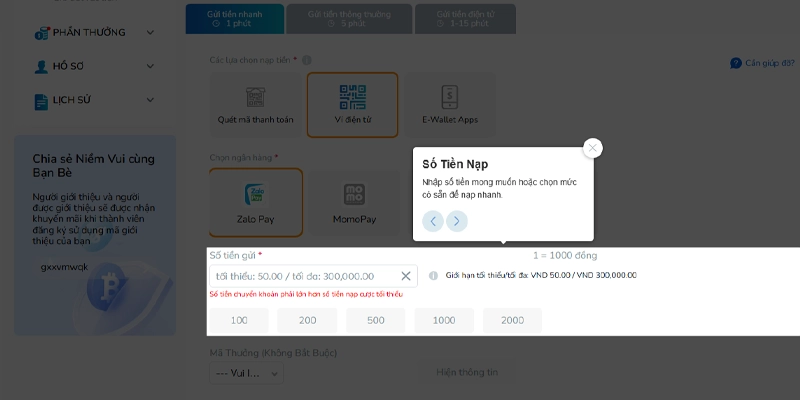 Liên hệ với bk8 khi gặp trục trặc nạp tiền