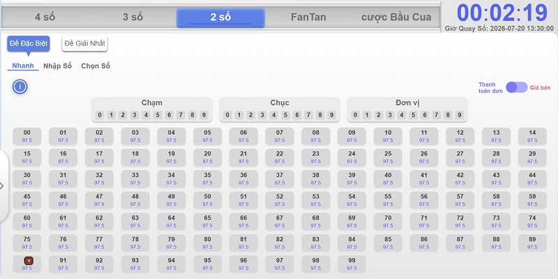 Xổ số truyền thống 3 miền